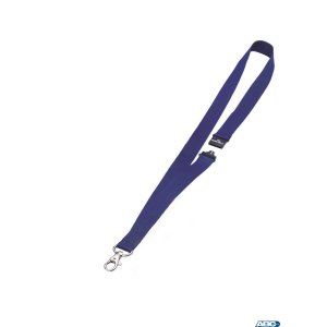 Smycz ciemnoniebieska do identyfikatorów 20mm (10szt.) z odp.zabezp.813707 DURABLE (X)