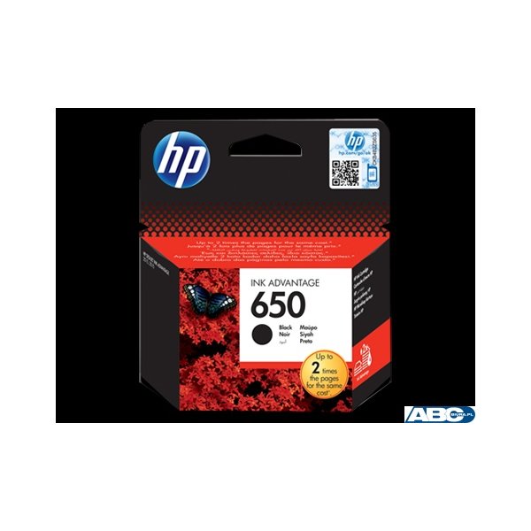 Tusz HP 650(CZ101AE)czarny 360str 1015/1515/2515/3515/3545/4515
