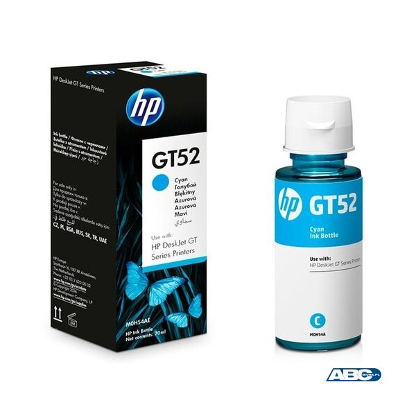Tusz HP GT52 (M0H54AE) niebieski 8000str/70ml