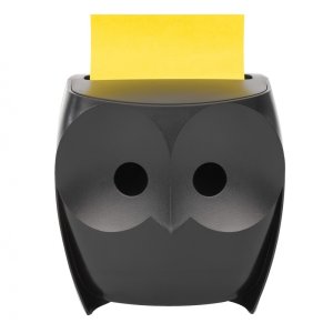 Podajnik do karteczek POST-IT, Z-Notes, sowa,  +  2x45 kart. 76x76mm