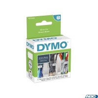 Etykiety DYMO różnego przeznaczenia - podwójna 24 x 12 mm, biały S0722530