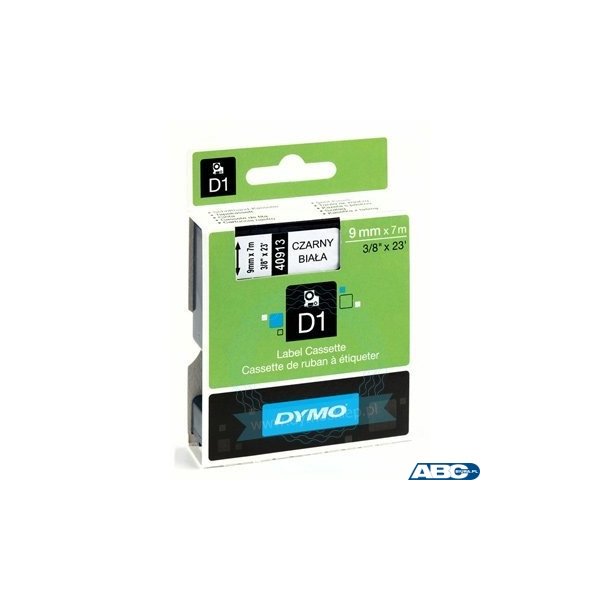 Taśma DYMO 9mm/3m czarna 524709/ 520109