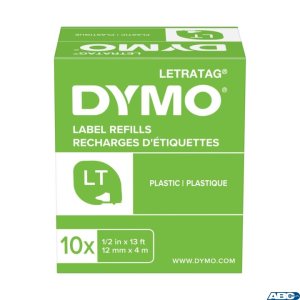 Taśma DYMO 12mm / 4m - plastikowa, biała S0721660