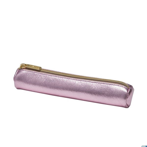 Piórnik-kosmetyczka okrągły, Metalic Rose 50033300 Herlitz