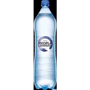 Woda KROPLA BESKIDU gazowana 1.5L butelka PET zgrzewka 6 szt. KAUCJA