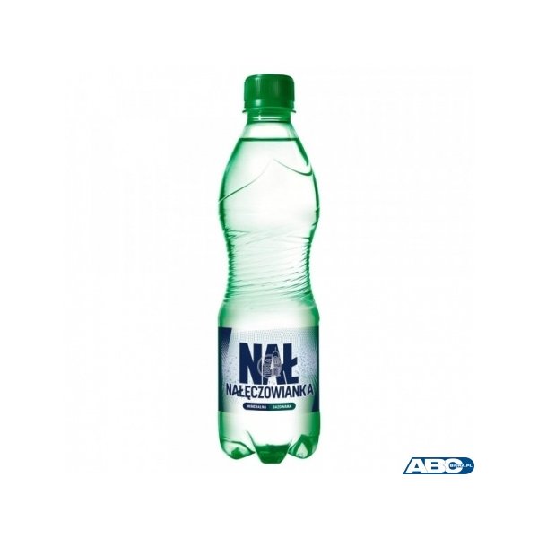 Woda NAŁĘCZOWIANKA gazowana 0.5L butelka PET zgrzewka 12 szt.