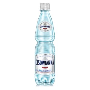 Woda CISOWIANKA, lekko gazowana, butelka plastikowa, 0,5l zgrzewka 12 szt.