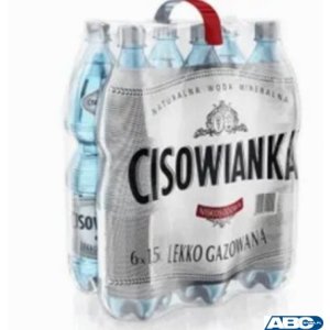 Woda CISOWIANKA 1.5l lekko gazowana zgrzewka 6 szt. KAUCJA
