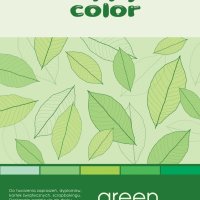 Blok Deco Green A4, 170g, 20 ark, 5 kol. tonacja zielona, Happy Color HA 3717 2030-052