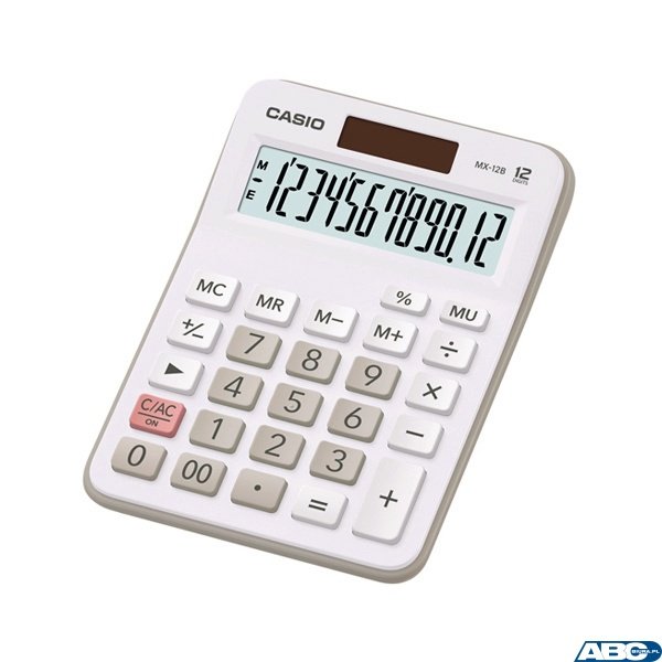 Kalkulator CASIO MX-12B-WE biały