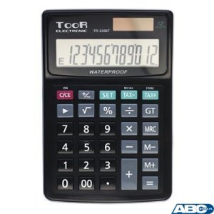 Kalkulator TOOR TR-2296T, 12 pozycyjny, wodoodporny 120-1425