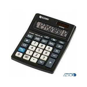 Kalkulator biurowy ELEVEN CMB1201-BK Business Line, 12-cyfrowy, 137x102mm, czarny