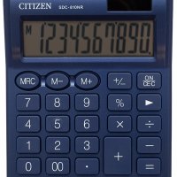 Kalkulator_biurowy CITIZEN SDC-810NRNVE, 10-cyfrowy, 127x105mm, granatowy