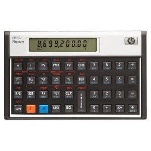 Kalkulator finansowy HP-12C PLAT / INT, 130 funkcji, 129x80x15mm, czarny