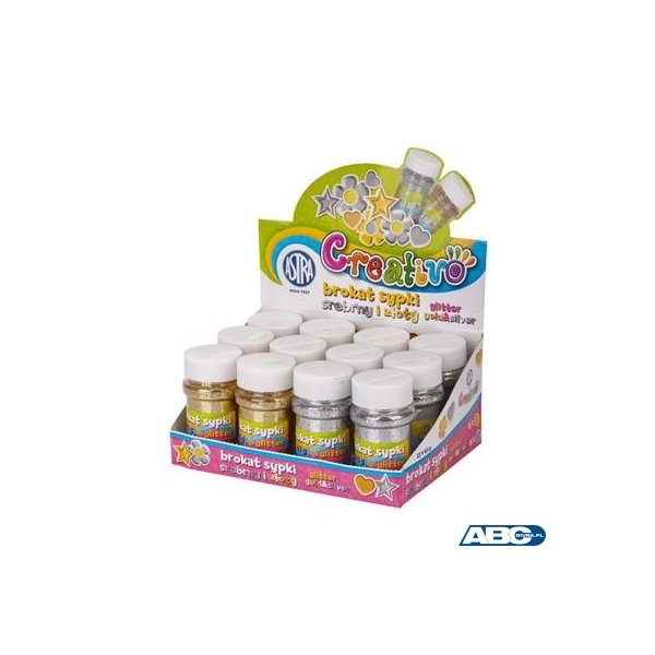 Brokat 43g - złoty/srebrny mix  ASTRA, 335117008
