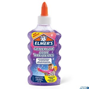 Elmers klej brokatowy, fioletowy, zmywalny i przyjazny dzieciom, 177ml, 2077253