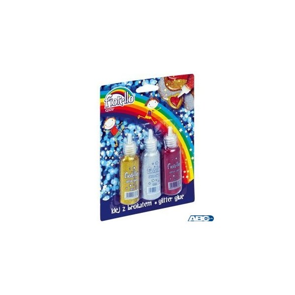 Klej brokatowy FIORELLO GR-BK20 3 kolory x20ml 170-2230