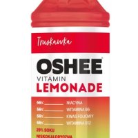 OSHEE Vitamin Lemonade Truskawka 555 ml