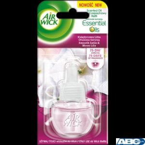 AIR WICK odświeżacz Elektryczny Księżycowa Lilia Otulona Satyną wkład 19 ml  05611