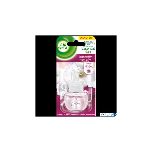 AIR WICK odświeżacz Elektryczny Księżycowa Lilia Otulona Satyną wkład 19 ml  05611