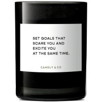 Świeca sojowa w szkle CANDLY&CO, Set Goals That Scare You, zapach No.4, 250g