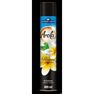 Odświeżacz powietrza AROLA Spray 400ml kwiat GENERAL FRESH