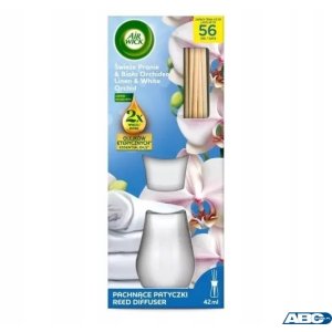 AIR WICK Odświeżacz pachnące patyczki 42ml Świeże Pranie & Biała Orchidea 8970
