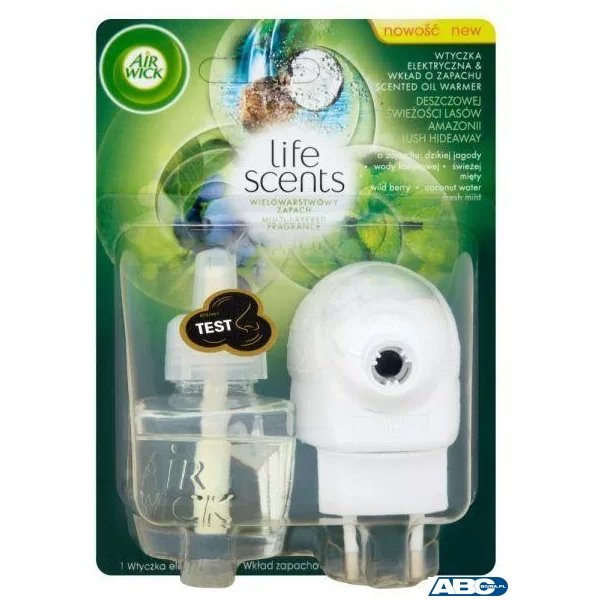AIR WICK odświeżacz Elektryczny Deszczowa Świeżość Lasów Amazonii komplet 19ml 05499