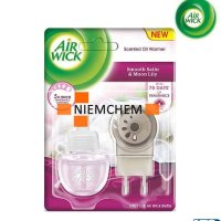 AIR WICK odświeżacz Elektryczny Księżycowa Lilia Otulona Satyną komplet 19 ml 05512
