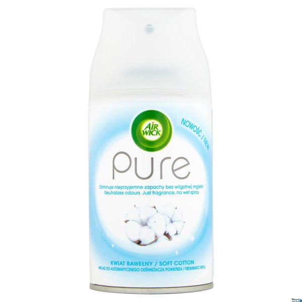 AIR WICK wkład do odświeżacza 250ml PURE Kwiat Bawełny *70279
