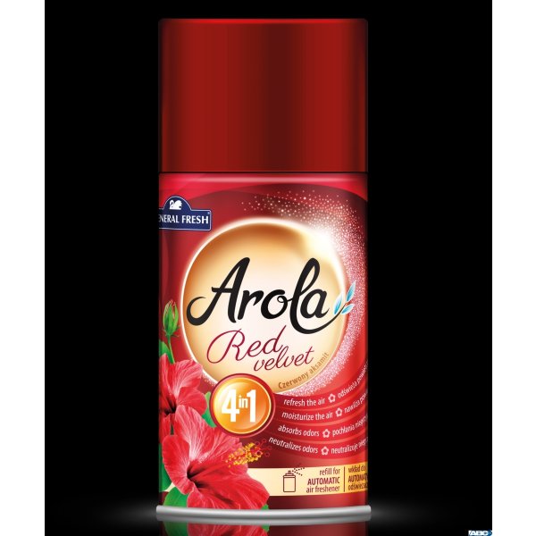 Wkład do odświeżacza AROLA 250ml czerwony aksamit GENERAL FRESH