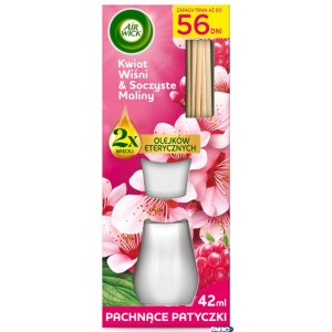 AIR WICK Odświeżacz pachnące patyczki 42ml Kwiat Wiśni & Soczyste Maliny 8963