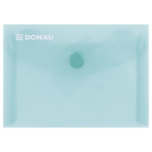 Teczka kopertowa DONAU zatrzask, PP, A7, 180mikr., zielona