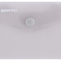 Teczka kopertowa DONAU zatrzask, PP, A7, 180mikr., dymna