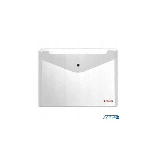 Teczka kopertowa na zatrzask A4 przezroczysta PP-231 TT6705 PENMATE