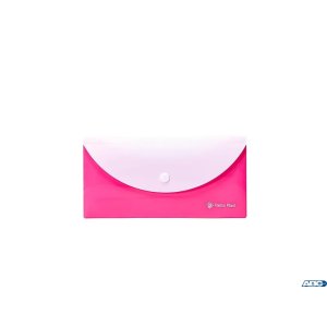 Koperta DL dwie kieszenie różowa FOCUS 0410-0089-13 PANTA PLAST