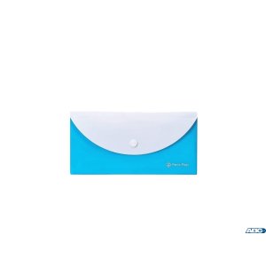 Koperta DL dwie kieszenie niebieska FOCUS 0410-0089-03 PANTA PLAST
