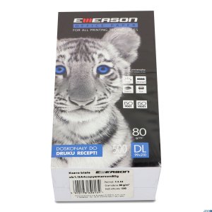 Papier receptowy  1 / 3 A4 Emerson 80g ryza=500arkuszy xb1 / 3A4copyemerson80g