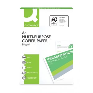 Papier kserograficzny Q-CONNECT, A4, klasa B, 160CIE, 500ark.