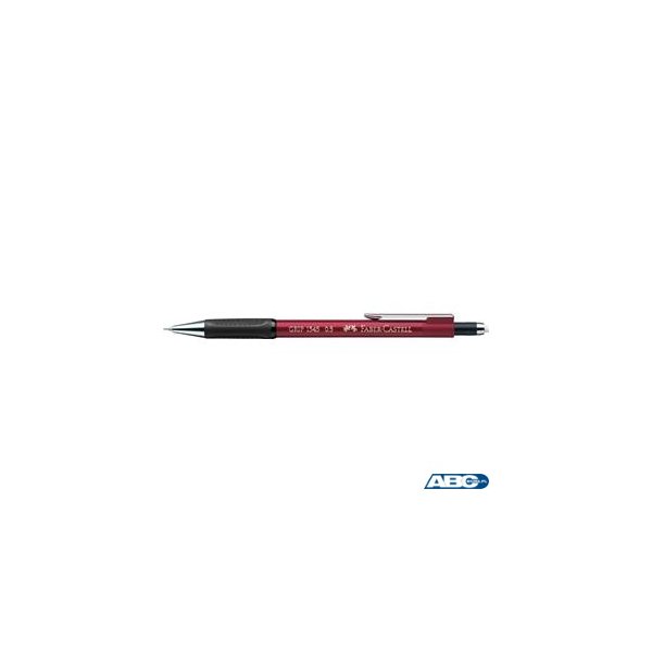OŁÓWEK AUTOMATYCZNY GRIP 1345 0,5MM CZERWONY METALICZNY FABER-CASTELL