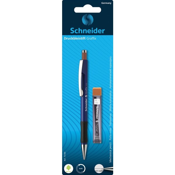 Ołówek automatyczny SCHNEIDER Graffix, 0,5 mm, blister