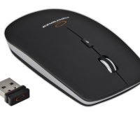 Mysz bezprzewodowa 2.4GHZ optyczna USB SATURN czarna EM120K ESPERANZA