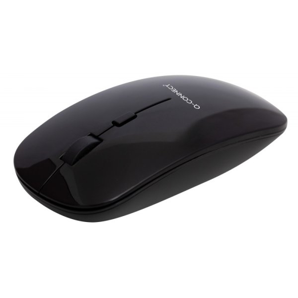 Myszka komputerowa Q-CONNECT, bezprzewodowa, 4-przyciskowa, czarna