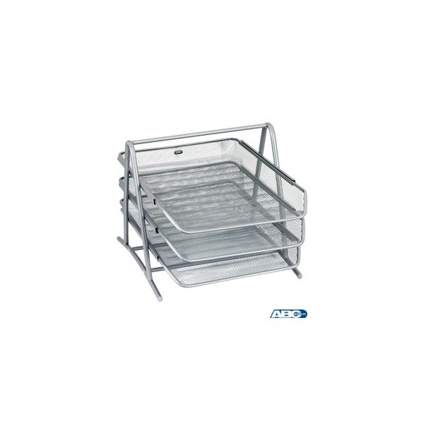 Stojak na dokumenty GR-069S srebrny metalowy GRAND 120-1118