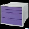 Pojemnik z szufladami Esselte ColourBreeze, lawendowy 628458