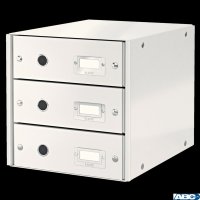 Pojemnik z 3 szufladami LEITZ C&S biały 60480001