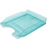 Szufladka na biurko OFFICE PRODUCTS, polistyren / PP, A4, transparentna zielona