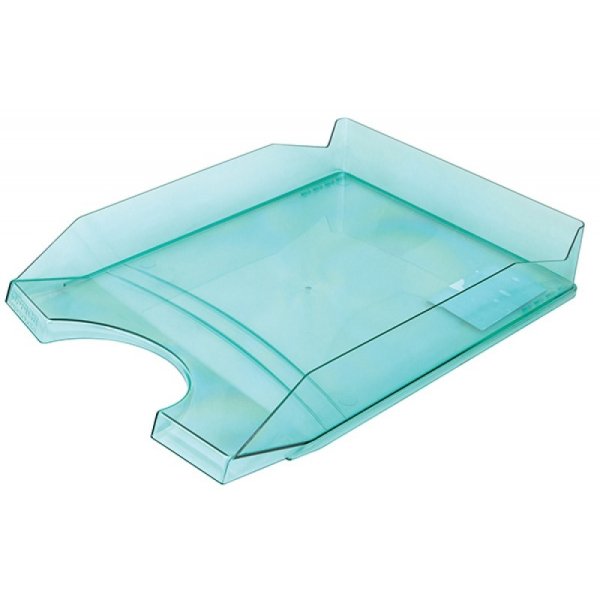 Szufladka na biurko OFFICE PRODUCTS, polistyren/PP, A4, transparentna zielona