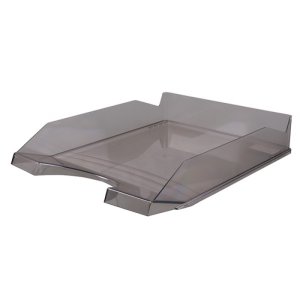 Szufladka na biurko OFFICE PRODUCTS, polistyren / PP, A4, dymna