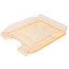 Szufladka na biurko OFFICE PRODUCTS, polistyren / PP, A4, transparentna pomarańczowa